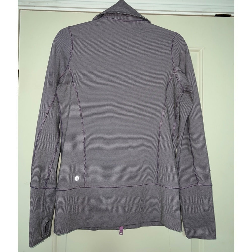 LULULEMON IN STRIDE FULL ZIP WOMEN’S PURPLE JACKET - SIZE 6 - Picture 2 of 8